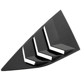 Resim Novahub Arka Cam Jaluzi Ford Focus St Rs Mk3 Hatchback Karbon Fiber Stili, Abs Plastik, Siyah, Yan Havalandırma Perdesi 