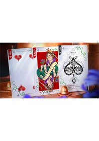 Resim Wjpc Erinus Eterna Gold Premium Oyun Kağıdı Limited Edition Koleksiyonluk İskambil Kartları 