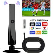 Resim 2025 Yeni Model Manyetik Tabanlı HD Dijital TV Anteni - 4K/1080P Akıllı Televizyonlar için, DVB-T2/ATSC Alıcıları, Pil Gerekmez & Alet İhtiyacı Yok, Güçlendirilmiş Sinyal Alımı ile Ücretsiz Yerel Kanallar, Akıllı TV İçin Kapalı Alan Anteni, Güvenilir Sinyal Kalitesi, Kompakt Tasarım, Dayanıklı Yapım, Kablosuz Bağlantı 