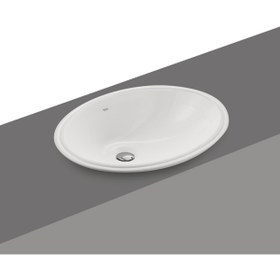 Resim KALE Optimum 48x38 Cm Tezgahaltı Beyaz Lavabo 310200200095 