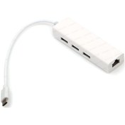 Resim Yediverenbilişim Dark Usb 3.1 Typec 3 X Usb3.0 Hub Ve 1 X Gigabit Ethernet 