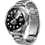 Resim Zcwatch V0525 316L Paslanmaz Çelik, Döner Bezel, Bt Call, Spor Sağlık, IP68 Profesyonel Akıllı Saat 