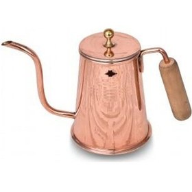 Resim Turna Bakır Kahveevi Demlik Düz Kırmızı Turna4813-1 Bakır 