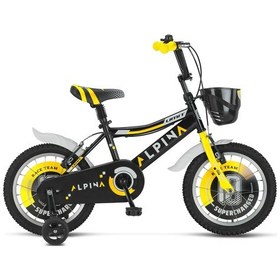Resim Ümit Alpına 16 Jant Siyah-sarı Bisiklet Siyah - Sarı 