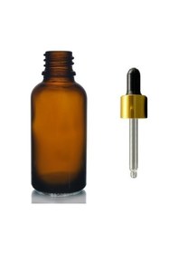 Resim 50ml Kahverengi Cam Damlalıklı, 24 Adet, Sarı Kapak Siyah Emzik, Ecza Şişesi, Damlalıklı Şişe, Propolis Şişesi, Damlatmalı Şişe, Saç Serum Şişesi, Ecza Şişesi 