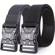 Resim CKIRUV Dayanıklı Çanta Kemer — Hızlı Açılır Toka & Güvenlik Plastik Kilidi, Elastic Fitness Kuşakları, İkili Stil Unisex Bel Bandi Sağlam Dikiş ile Motorcu ve Sporcular Şık Tasarım Ayarlama Özellige Sahip 