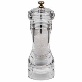 Resim Hazzar Akrilik Kaliteli Tuz/biber Öğütücü Seramik Bıçaklı13,5 Cm Dsa-135 Şeffaf 