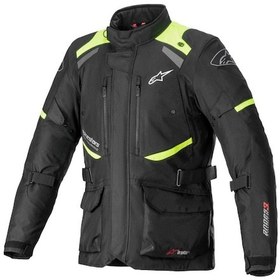 Resim Alpinestars Andes V3 Drystar Korumalı Motosiklet Montu Siyah Sarı 