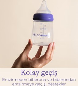 Resim Lansinoh Natural Wave 2'li Biberon Emziği Yavaş Akış - Standart / Standart 