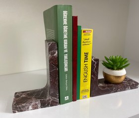 Resim Rosso Levanto L Harfi Şeklinde Kitap Tutucu 2'li Set 