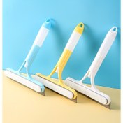 Resim İçinde Kendi Kendine Püskürtme Şişesi Bulunan 3'ü 1 Arada Çok Fonksiyonlu Cam Temizleme Fırçası - Banyo Aynaları, Pencereler ve Araba Camları İçin İdeal - Dayanıklı Plastik Malzeme, Banyo Temizleme Aracı|Canlı Tasarım|Göz Alıcı Tasarım, Pencere Temizleme Fırçası 