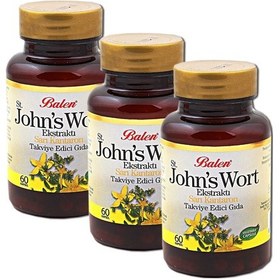 Resim Balen Sarı Kantaron Ekstraktı (St. John's Wort) 375 MG 3 x 60 Kapsül 