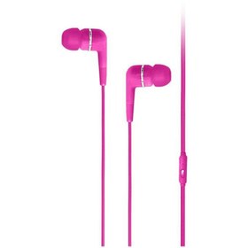 Resim Taks Mikrofonlu Kulaklık Kulakiçi WE01 Serisi - Pembe - 5KMM123P 