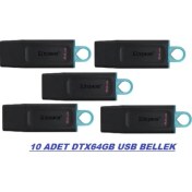 Resim Kingston 64 GB Exodia Usb 3.2 DTX/64GB Usb Bellek 10 Adet 