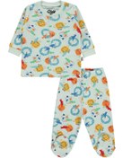 Resim Civil Baby Erkek Bebek Pijama Takımı 1-9 Ay Mint Yeşili 