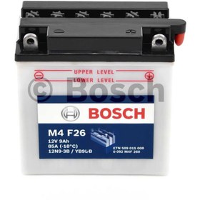 Resim Bosch M4f26 12n9/yb9l 12volt 9amper Motosiklet Aküsü 