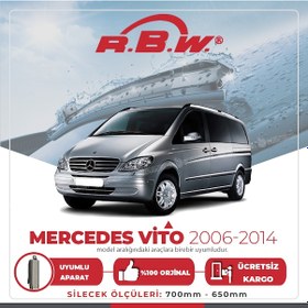 Resim RBW Mercedes Vito 2006 - 2014 Ön Muz Silecek Takım 