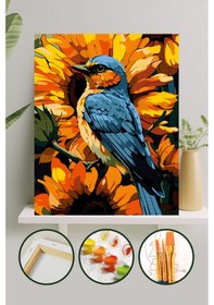 Resim Sayılarla Boyama Tuval Seti 40x50 Cm - Serçe 