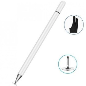 Resim Universal iPad Stylus Dokunmatik Tablet Kalem - Eldiven - Yedek Uç 