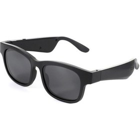 Resim Wealthglow Zunhaı A12 Akıllı Bluetooth Güneş Gözlüğü Kulaklık - Gümüş Uy01e3 