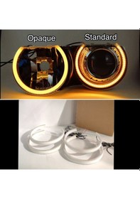 Resim BMW E39 Angel Eyes Halka Sarı Pamuk Led 