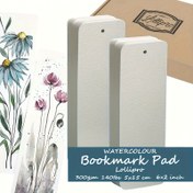 Resim 20/50/100 adet Lollipro Su Boya Yer İşaretleri, %100 Ağaç Lif, Soğuk Pres, 63.5 KG (300 gsm) Sanat Kağıdı, 15x5 cm (2x6 İnç) - Sanatçılar, Başlangıç Seviyesi ve Profesyoneller İçin İdeal 