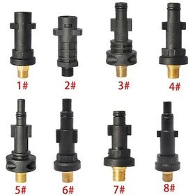 Resim Köpük Nozulu Köpük Jeneratörü Plastik Adaptör Yüksek Basınçlı Yıkama Makinesine Uygun Kar Köpük Püskürtücü 02 
