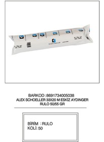 Resim ALEX ALX-0038-60 ESKİZ KAĞIDI 50-55GR 33X20M 