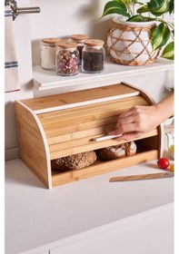 Resim Karaca Aksel Bamboo Ekmek Kutusu 