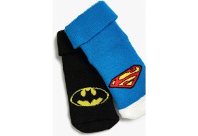 Resim Koton Süperman Batman Baskılı Çorap Set 