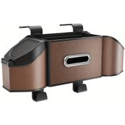 Resim Dashanshop Kahverengi Abs Reçine Evrensel Araç Kolçak Saklama Organizeri 