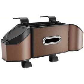 Resim Dashanshop Kahverengi Abs Reçine Evrensel Araç Kolçak Saklama Organizeri 