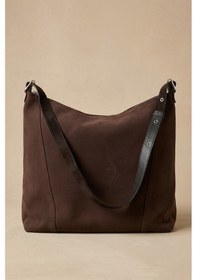 Resim Vellbags Şık Kahverengi Kadın Omuz Çantası Fermuarlı Modern Tasarım Acı Kahverengi 