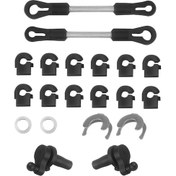 Resim Yaozixa Audi Vw 2.7-3.0 Tdı Motorları İçin Giriş Manifoldu Swirl Flap Tamir Seti, Sağ-sol Tarafı Uyumlu, Dayanıklı Metal Ve Plastik Malzeme 
