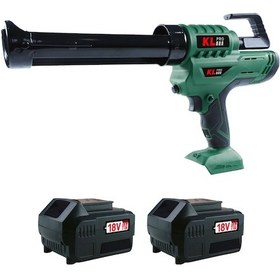 Resim Klpro KLST18E-50 Şarjlı Silikon Tabancası 18V 5.0Ah. Çift Akülü S 