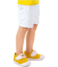Resim Kiko Kids Winni Cırtlı Erkek Bebek İlk Adım Panduf Ayakkabı Sarı 