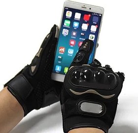 Resim Acouto Kayma Motosiklet Eldivenleri Yol Eldivenlerinden Düşüyor El Koruyucu Ekipmanlar Maksimum Kayma Parçası Palmiye Skid 3D Tasarlanmış Eklemler. Dış Tasarlanan Motosiklet Glov 