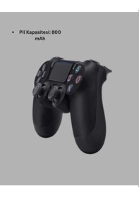 Resim Mey İthalat Kablosuz Titreşimli Oyun Kolu Ps4 Uyumlu Ergonomik Tasarım Ve Uzun Pil Ömrü 