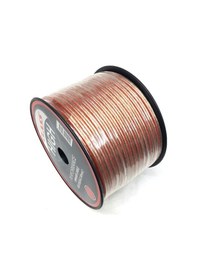 Resim Class 2x2.50 MM Hoparlör Seslendirme Kablosu 20metre Şeffaf 