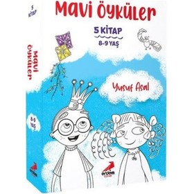 Resim Mavi Öyküler Seti - 5 Kitap Takım - Yusuf Asal - Erdem Çocuk 