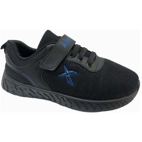 Resim Kinetix Rebound Siyah Mavi Çocuk Yürüyüş Koşu Ayakkabı Siyah 