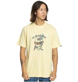 Resim Quiksilver One Last Surf Ss Erkek T-shirt Eqyzt07674-16884 Sarı-sarı 