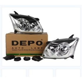 Resim gözparoto Toyota Uyumlu Avensis Yıl 2003-2006 Depo Sağ Far Elektrikli 81130-05160 
