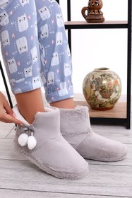Resim Wordex Redplay EB307 Çinçila Kadın Panduf Ev Botu Ev Ayakkabısı 