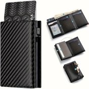 Resim Erkekler için RFID Engelleme Cüzdanı, Hızlı Ayrılabilir Metal Kart Yuvası, Çift Fermuarlı İnce Şık Ticari Tarz - -Hizmet Koruma Özel, 1'de 1 Nakit ve Para Organizeri & Skimming Karşısınca Geliş ile Uyumlu Dayankal Plastik Konstraksiyon (Siyah) Her günlük şekilde kullandığınız resmi etkinliklere uygundur. Erken hediye farkıyla Sevgililer Gibisi yeni bölümleri önlemek üzerine tavır aldılar 