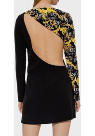 Resim Versace Jeans Couture Bayan Elbise 74hao910 N0103 899 Siyah 