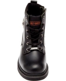 Resim Harley Davidson Jim Black Siyah Deri Erkek Bot 