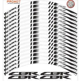 Resim PROMOT CBR UYUMLU JANT ŞERİDİ Motosiklet Aksesuar Jant Sticker 3 