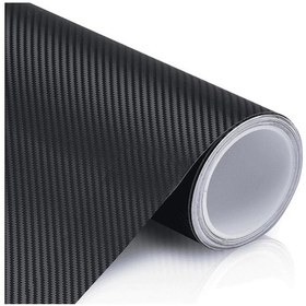 Resim 152Cm X 1M Siyah Karbon Folyo Hava Kanallı Karbon Folyo (499553138) 