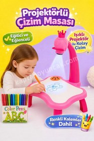 Resim Eğitici Projektörlü Çizim Masası Çocuk Boyama Masası 